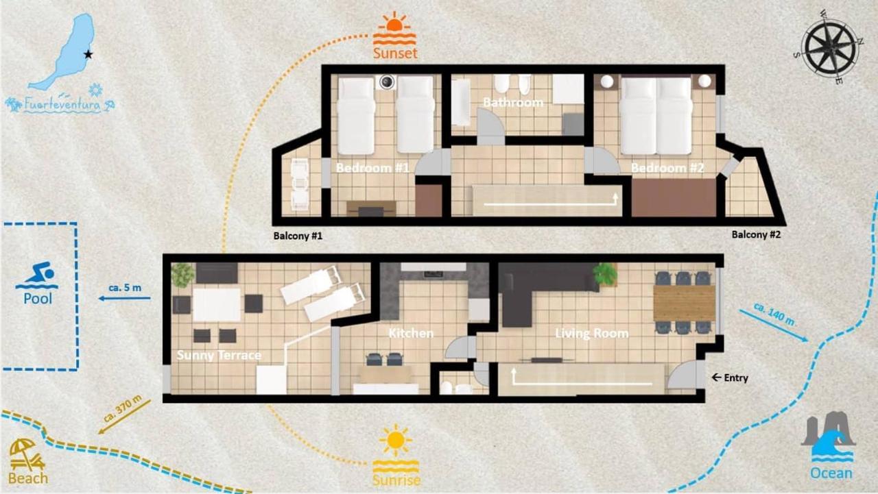 Casita Calma Fuerteventura Villa Caleta De Fuste Eksteriør bilde